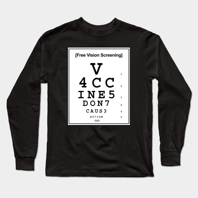 Free Vision Screening Long Sleeve T-Shirt by growingupautie